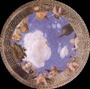 Andrea Mantegna Detail of Ceiling from the Camera degli Sposi oil on canvas